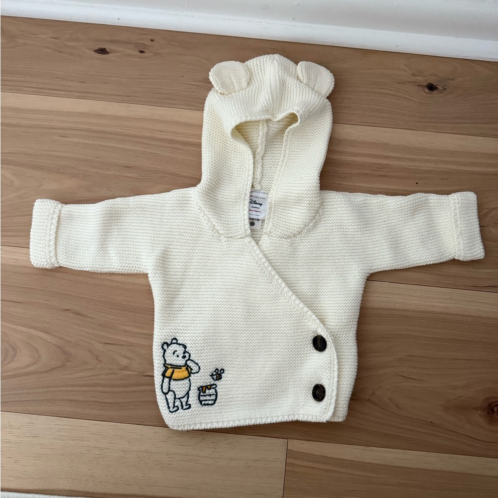 NWOT Hanna Andersson Disney Collection Winnie the Pooh sweater 0-3 months